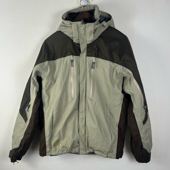 Ripzone Trilogy 20,000mm RECCO Snowboarding Ski Zipper Snap Jacket Mens Size M - Picture 1 of 15